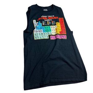 Star Wars Men T Shirt Periodic Table Of Elements Sleeveless Tank Top Small S
